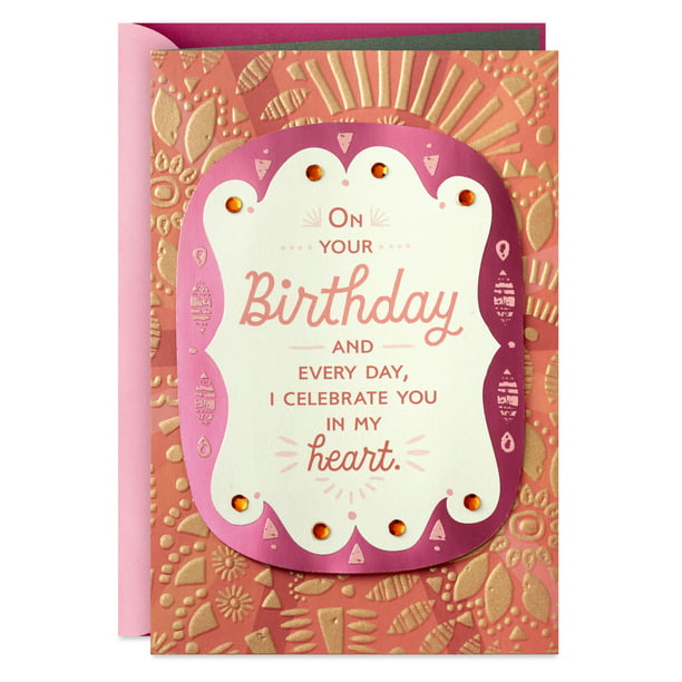 New Large Daughter Birthday 'Sparkle and Shimmer' Luxury Hallmark Card 